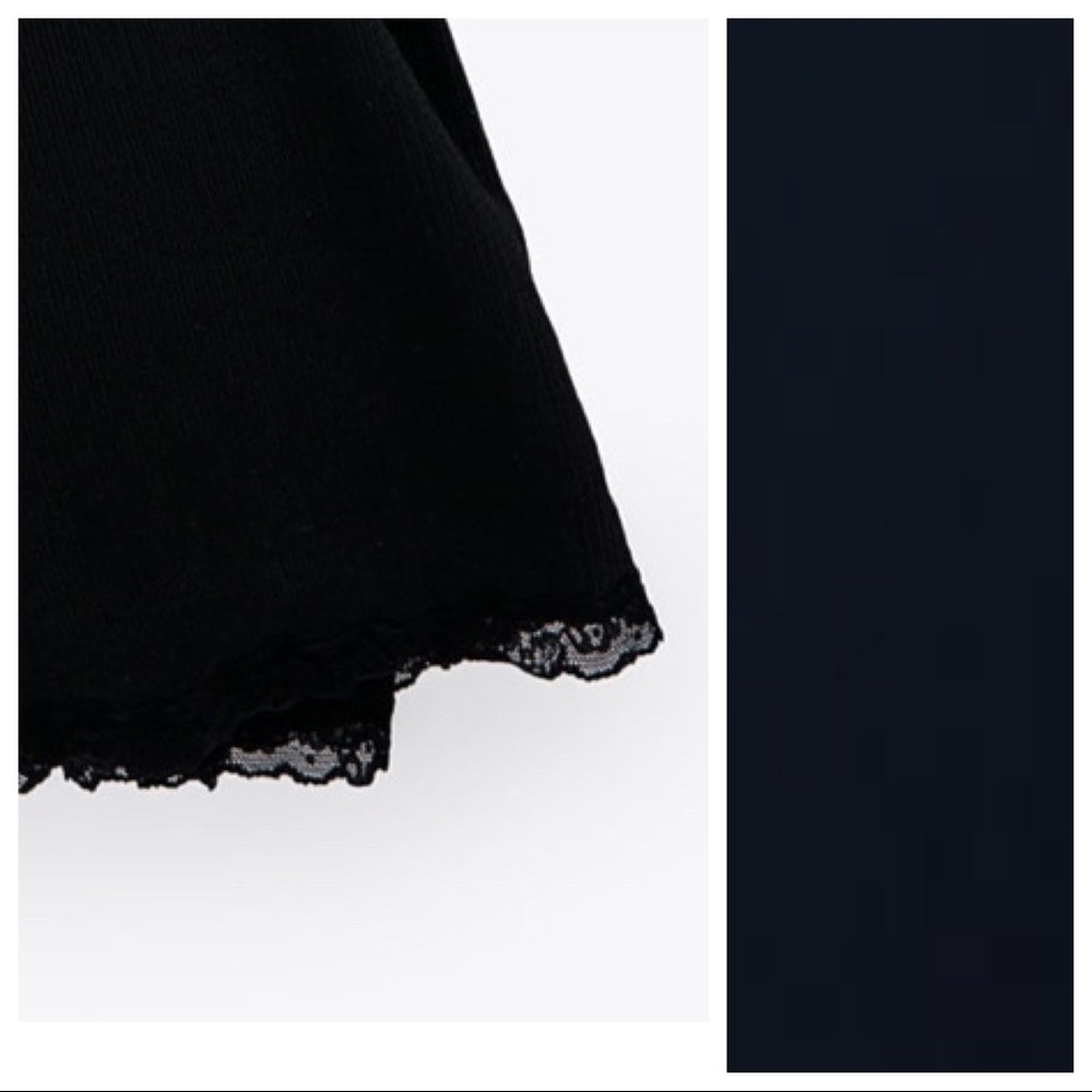 NWT. Zara Black Combination Lace Maxi Dress. Size S. - Picture 6 of 11